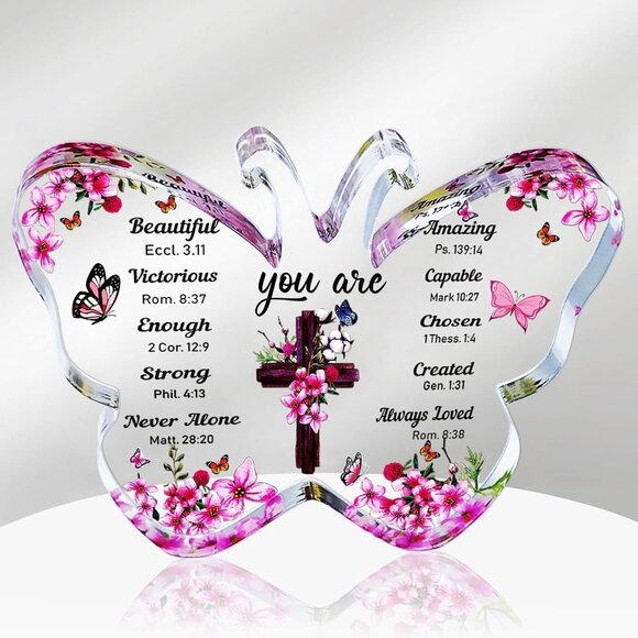 Accessories - Christian Gifts for Women, Butterfly Inspirational Gifts for Friends, Religious